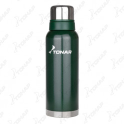 Термос 1200ML с ситечком зеленый (2 крышки-кружки) TONAR HS.TM-058-G