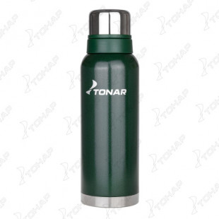 Термос 1200ML с ситечком зеленый (2 крышки-кружки) TONAR HS.TM-058-G