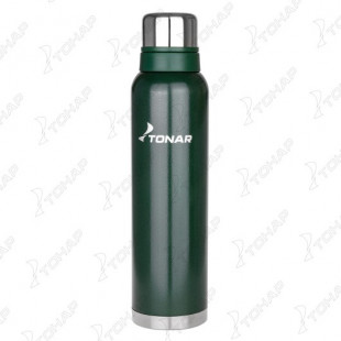 Термос 1600ML с ситечком зеленый (2 крышки-кружки) TONAR HS.TM-059-G