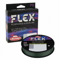 Плетеный шнур Berkley Flex 135м 0,12мм Moss Green