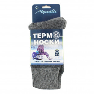 Термоноски AQUATIC ТН-07С серый р.44-46