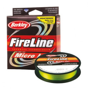 Плетеный шнур Berkley Fireline Micro Ice 0.15мм 45м Green