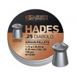 Пули JSB Hades Diabolo 6,35 мм, 1,72 грамм, 300шт