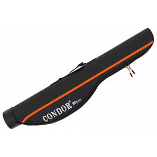 Чехол для зимних удочек Condor L-80 жёсткий цв.чёрный-оранж