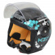 Шлем мото интеграл HIZER J511 #2 (L) blue/black детский