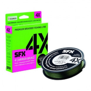 Шнур плетеный SUFIX SFX 4X зелёный 0.205мм 135м 11,5кг