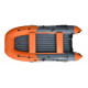 Надувная лодка BoatsMan BT380A (графитово-оранжевый)