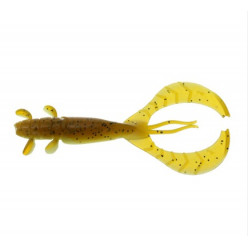 FLAGMAN Рак FL Craw 2,5" #2027 Green Pumpkin/Lime Chartreuse 12см 6шт