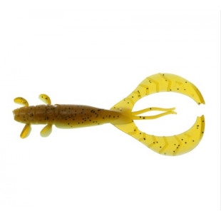 FLAGMAN Рак FL Craw 2,5" #2027 Green Pumpkin/Lime Chartreuse 12см 6шт