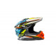 Шлем мото кроссовый HIZER J6803 #4 (L) BLACK/BLUE