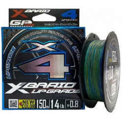 Шнур X-Braid Upgrade x4 3 Color #0.5 150м