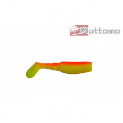 Виброхвост Mottomo X-Jig 7см Chartreuse Firebrick