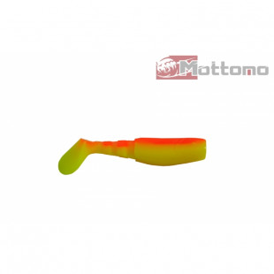 Виброхвост Mottomo X-Jig 7см Chartreuse Firebrick