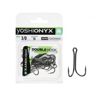 Двойники Yoshi Onyx Double Hook 3/0 BN (уп.10шт)