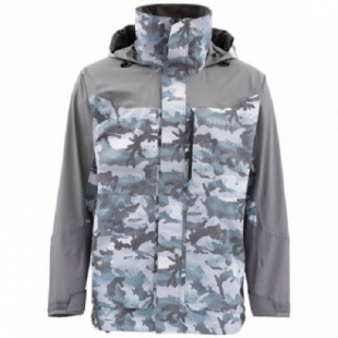 Куртка Simms Challenger Jacket '20 Hex Flo Camo Grey Blue р-р XL