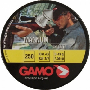 Пули пнев.GAMO Magnum 4.5мм  250 шт