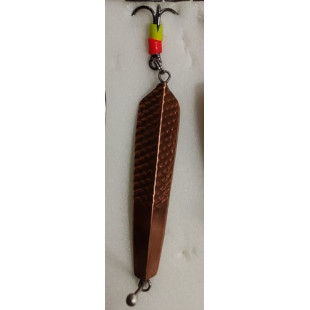 Блесна зимняя Мечик 35мм медь/мельхиор