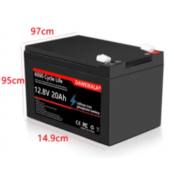 Аккумуляторная батарея DAWEIKALA LiFePO4 DeepCycle 12V 20Ah