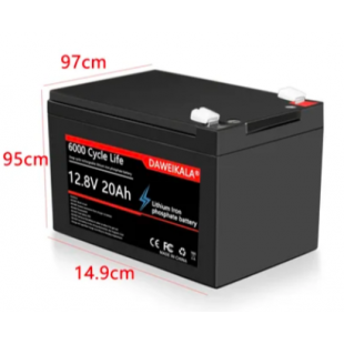 Аккумуляторная батарея DAWEIKALA LiFePO4 DeepCycle 12V 20Ah