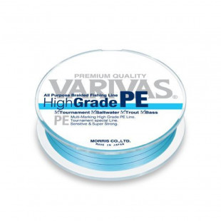 Плетеный шнур Varivas HIGT GRADE PE 150м 0.6 (0,128мм)