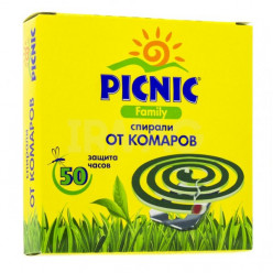 Спирали от комаров PICNIC Family