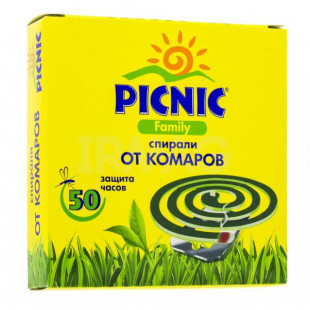 Спирали от комаров PICNIC Family