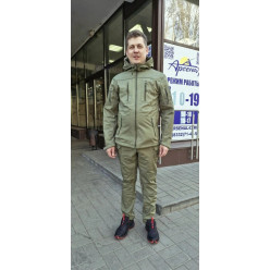 Костюм деми мужской тактический 4 кармана цв. хаки р. 3XL