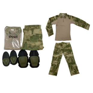 Костюм летний мужской тактический цв. мох р. M