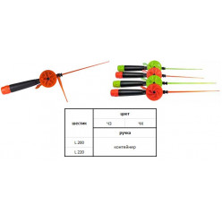 Удочка зимняя Окунь  WHР 56Р L220 ЧК ЧЗ