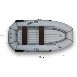 Надувная гребная лодка ФЛАГМАН-300НT