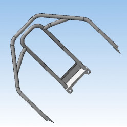 Бампер SA800T-28030100, окрашенный JU115379