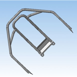 Бампер SA800T-28030100, окрашенный JU115379