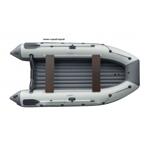 Лодка Reef-390 НД (темно-серый/серый)