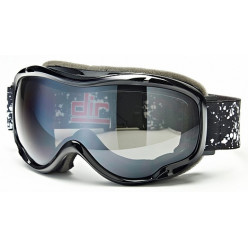 Очки снегоходные DD Goggle Вug Shiny Black Smoke Flash