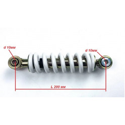 Амортизатор гусеничного блока малый SF200 L-200mm, D-10mm, d-10mm