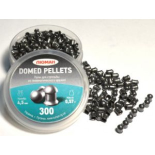 Пули пневматические Люман Domed Pellets 4.5мм 0.57гр 300 шт.