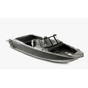 Лодка VOLZHANKA 46 Fish серый, карбон 46F 57 K425 + SUZUKI DF 60 ATL
