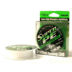 Плетеный шнур SUNLINE Super PE 0.148мм 150м 4кг белый