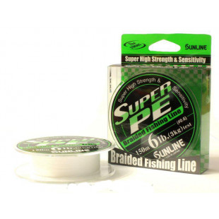 Плетеный шнур SUNLINE Super PE 0.205мм 150м 7.5кг белый