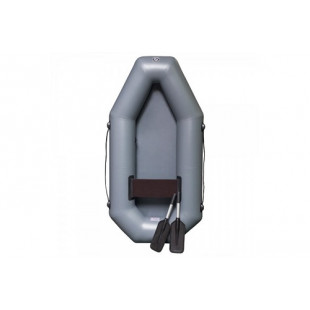 Лодка гребная ПВХ Skiff-200 light серая (сумка, лодка)