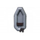 Лодка гребная ПВХ Skiff-200 light серая (сумка, лодка)
