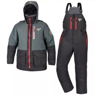 Костюм-поплавок зимний мужской Rescuer VII Comfort ХСН тк hardguard цв.серый р-р 50/52-182