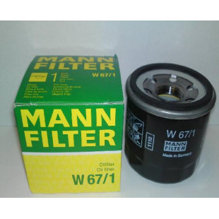 Фильтр масл. MANN W67/1 Mer.Toh.Niss.9.9-30