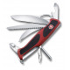 Нож Victorinox RangerGrip 58 Hunter, 130 мм, 13 функций, красный с черным 0.9683.MC