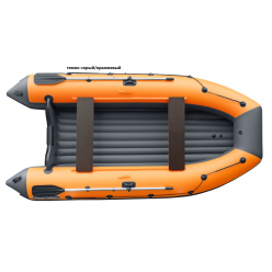 Лодка Reef-340 НД (оранжевый/ темно серый)