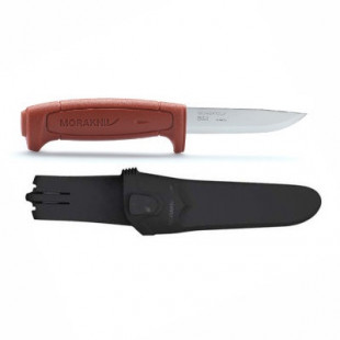 Нож Morakniv Basic 511 углеродистая сталь, пластиковая ручка красная 12147