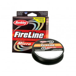 Плетеный шнур Berkley Fireline Micro Ice 0.10мм 45м Smoke