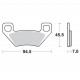 Тормозные колодки Artic Cat MCB773SI TRW