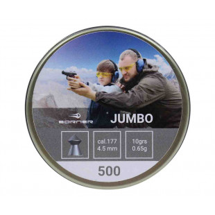 Пули Borner Jumbo 4,5 мм, 0,65 грамм, 500 штук