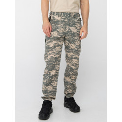 Брюки Стрелок тк.смесовая(сорочка) цв.128/2 светлый пиксель р-р 52/54-182/188